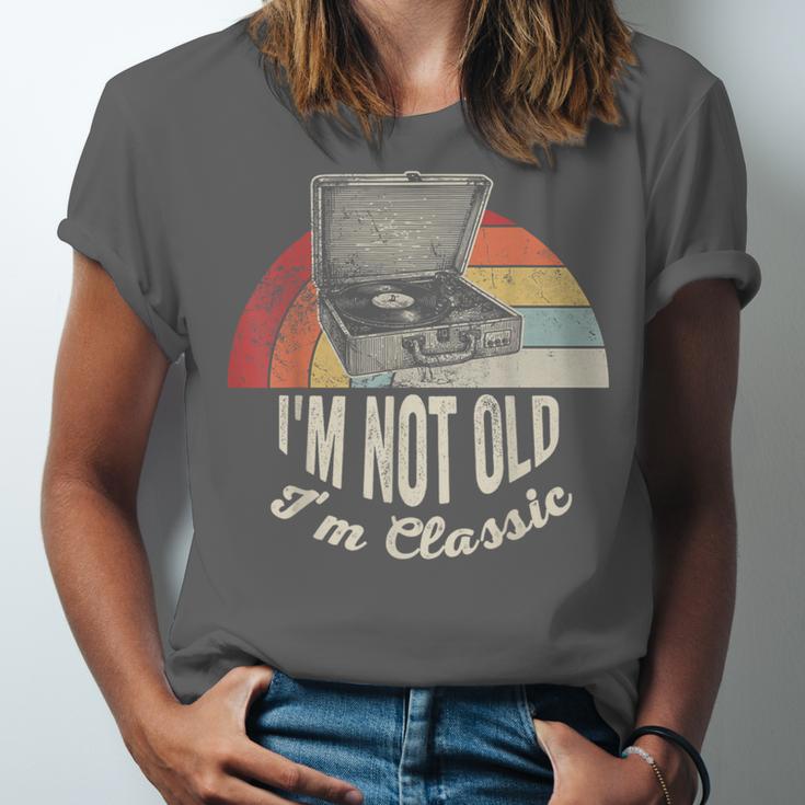 I'm Not Old I'm Classic Retro Record Nostalgia Unisex Jersey T-Shirt I'm Not Old I'm Classic Retro Record Nostalgia Unisex Jersey T-Shirt