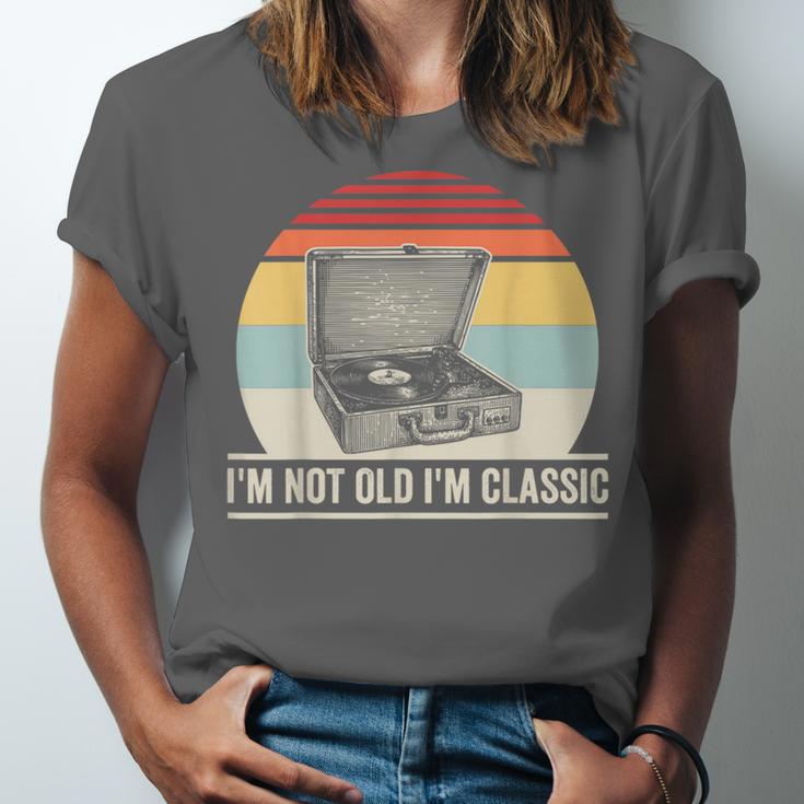 I'm Not Old I'm Classic Turntable Retro Nostalgia Unisex Jersey T-Shirt I'm Not Old I'm Classic Turntable Retro Nostalgia Unisex Jersey T-Shirt