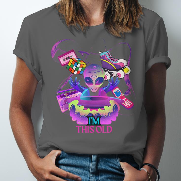 I’m This Old Retro 80s Nostalgia Alien Unisex Jersey T-Shirt I’m This Old Retro 80s Nostalgia Alien Unisex Jersey T-Shirt
