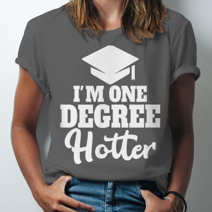 I'm One Degree Hotter Graduation Gag Seniors T-Shirt Unisex Jersey T-Shirt