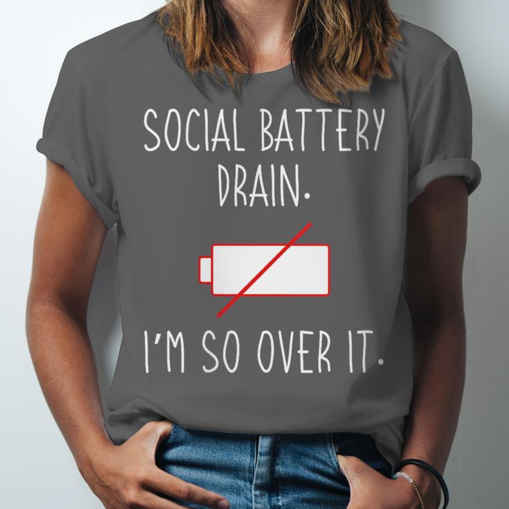 I'm So Over It Saying For Introvert And Shy People Unisex Jersey T-Shirt I'm So Over It Saying For Introvert And Shy People Unisex Jersey T-Shirt