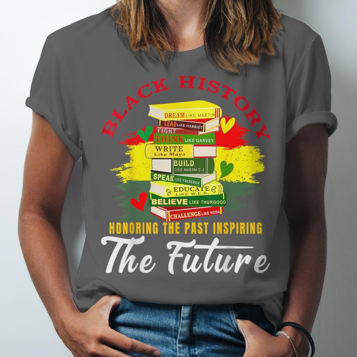 Inspired Book History Leaders Celebrate History Month Unisex Jersey T-Shirt
