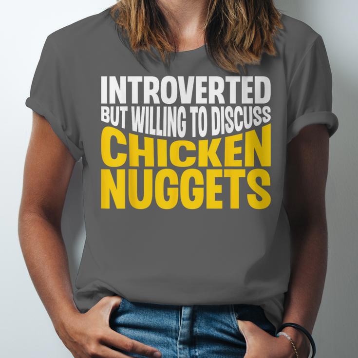 Introvert Antisocial Chicken Nugget Lover Foodie Unisex Jersey T-Shirt Introvert Antisocial Chicken Nugget Lover Foodie Unisex Jersey T-Shirt