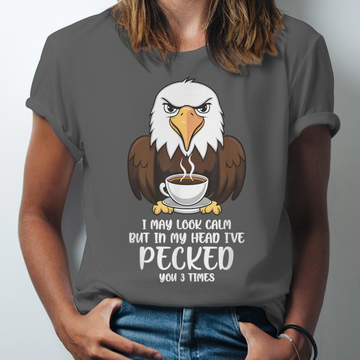 Introvert Eagle And Coffee Lovers Unisex Jersey T-Shirt Introvert Eagle And Coffee Lovers Unisex Jersey T-Shirt