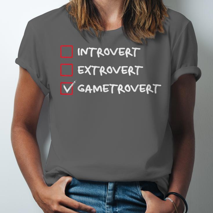 Introvert Gamer Gametrovert Video Game Lover 2025 Unisex Jersey T-Shirt Introvert Gamer Gametrovert Video Game Lover 2025 Unisex Jersey T-Shirt