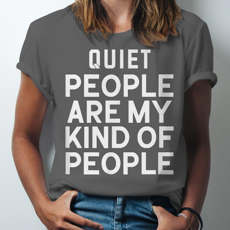 Introvert Quiet People Are My Kind Of People Unisex Jersey T-Shirt Introvert Quiet People Are My Kind Of People Unisex Jersey T-Shirt