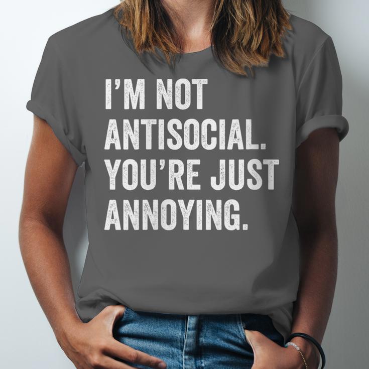 Introvert Quote Snarky Unisex Jersey T-Shirt