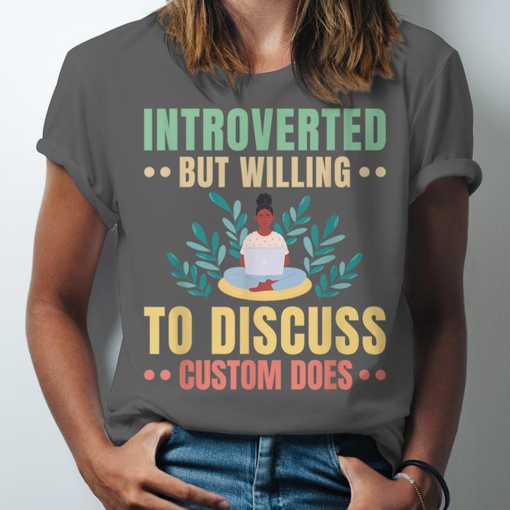 Introvert Saying Antisocial Sarcasm Introverts Unisex Jersey T-Shirt Introvert Saying Antisocial Sarcasm Introverts Unisex Jersey T-Shirt