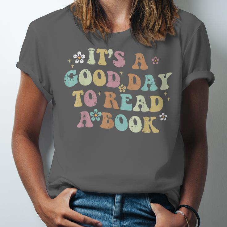It's A Good Day To Read A Book Reading Librarian Teacher Kid Unisex Jersey T-Shirt It's A Good Day To Read A Book Reading Librarian Teacher Kid Unisex Jersey T-Shirt