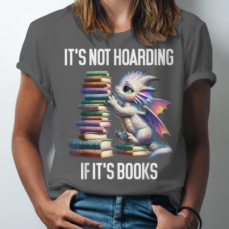 It's Not Hoarding If It's Books ShirtDragon Reading Book Unisex Jersey T-Shirt It's Not Hoarding If It's Books ShirtDragon Reading Book Unisex Jersey T-Shirt