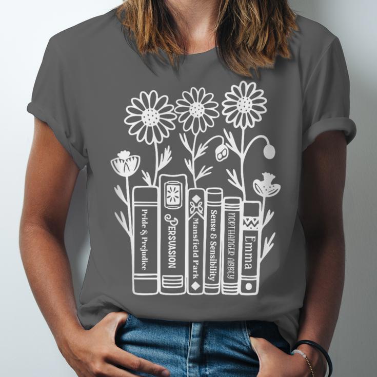Jane Austen Books Unisex Jersey T-Shirt