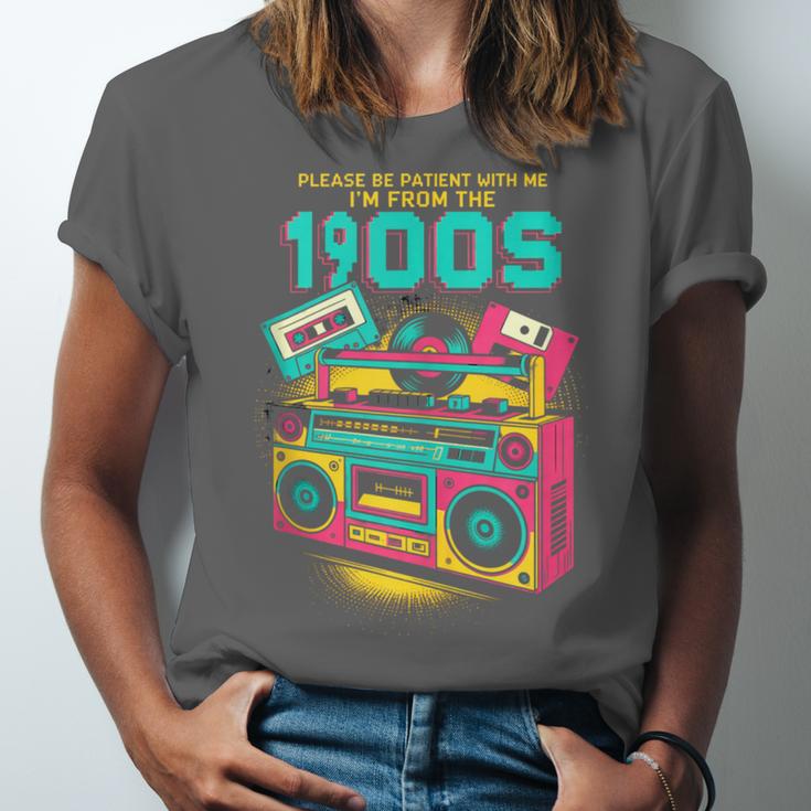 Joke 90s Please Be Patient With Me I'm From The 1900s Unisex Jersey T-Shirt