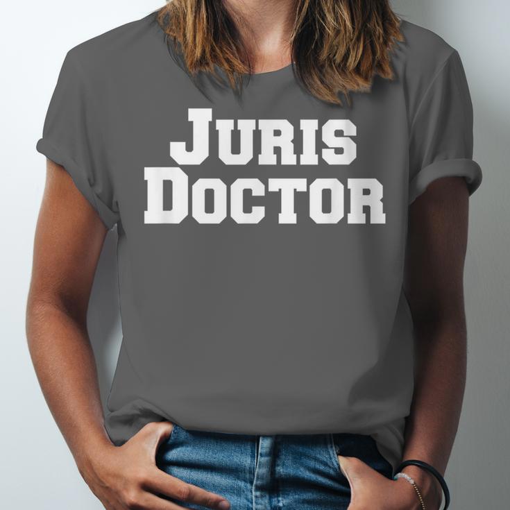 Juris Doctor Shirt -Juris Doctor Law School Graduation Shirt Unisex Jersey T-Shirt