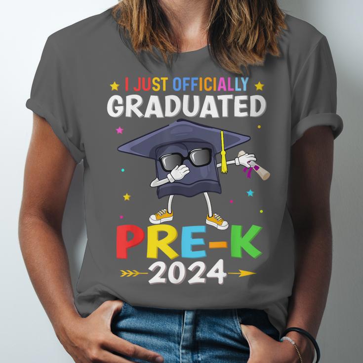 I Just Officially Graduated Pre k Graduation 2024 Pre-K Kids Unisex Jersey T-Shirt