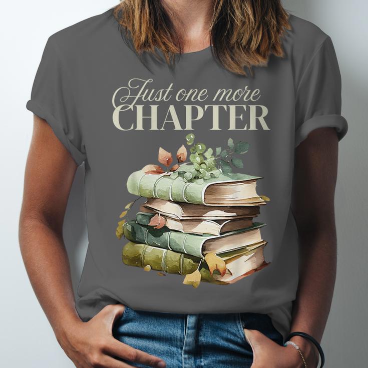 Just One More Chapter Book Lover Unisex Jersey T-Shirt Just One More Chapter Book Lover Unisex Jersey T-Shirt