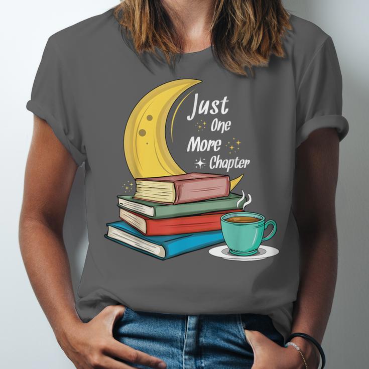 Just One More Chapter Love Book Reading Unisex Jersey T-Shirt