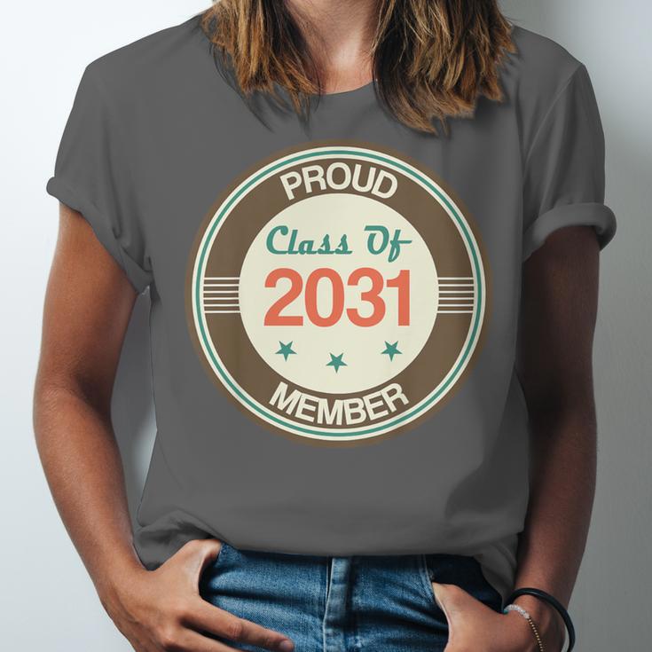Kids Class Of 2031 Shirt Back To School Future Graduation Unisex Jersey T-Shirt