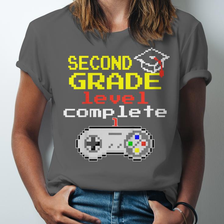 Kids Second Grade Graduation Video Game Shirt Unisex Jersey T-Shirt