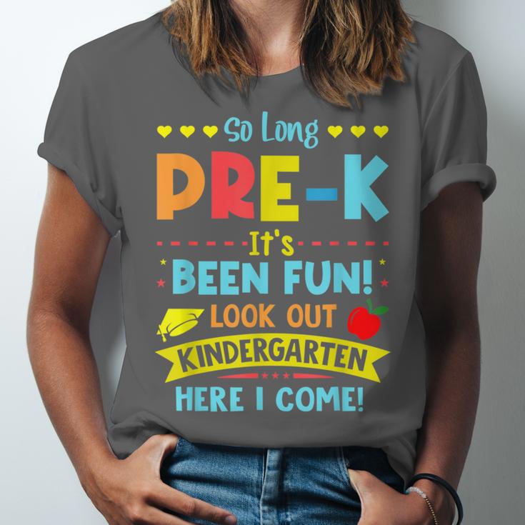 Kids So Long PRE-K It's Been Fun Graduation Unisex Jersey T-Shirt