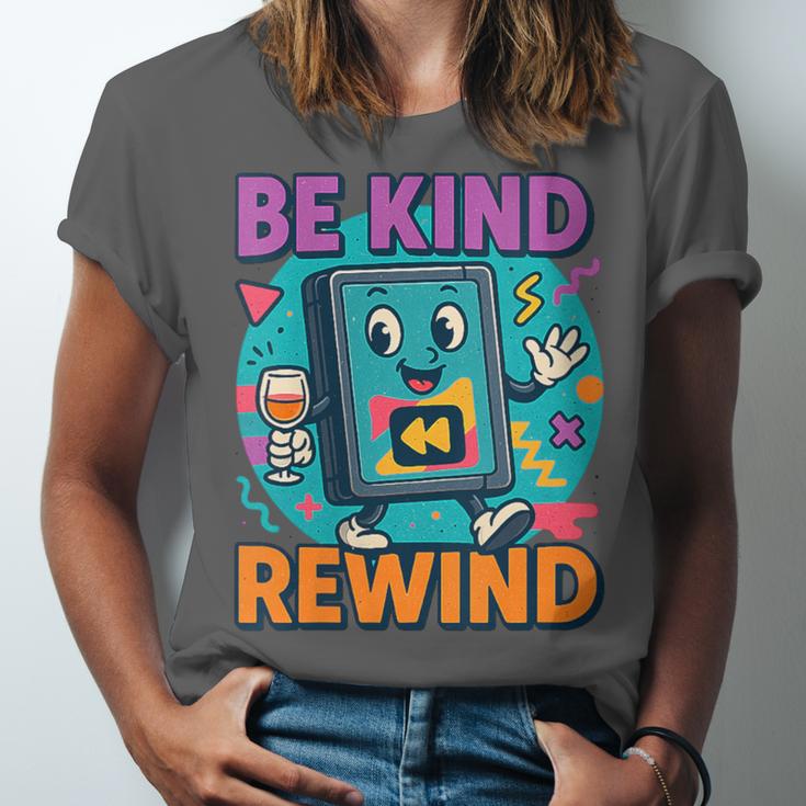 Be Kind Rewind 90s VHS Nostalgia Retro Unisex Jersey T-Shirt