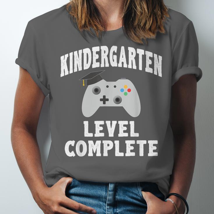 Kindergarten Gamer Graduate Graduation Unisex Jersey T-Shirt