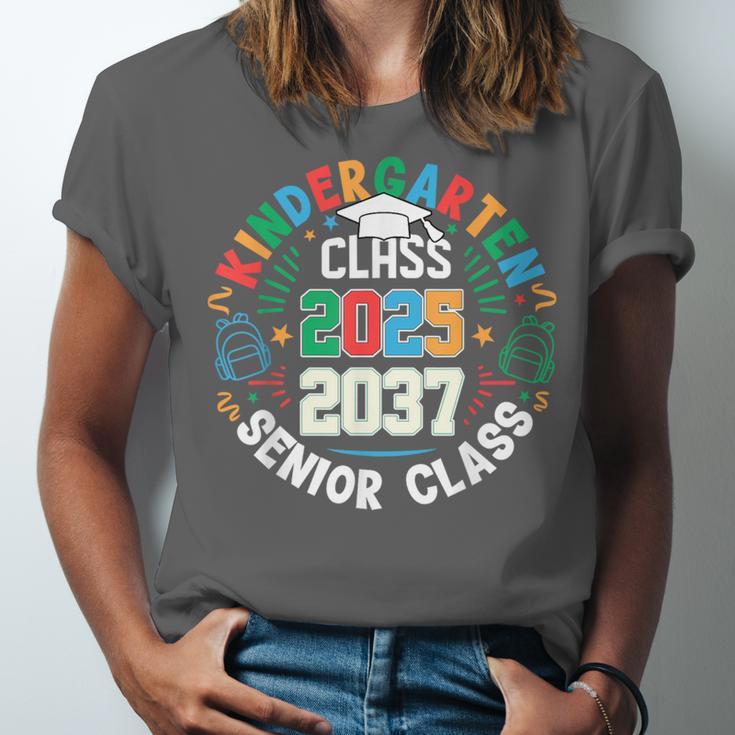 Kindergarten Graduation Class Of 2025 Senior 2037 Class Unisex Jersey T-Shirt