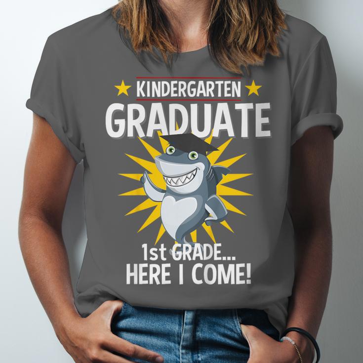 Kindergarten Graduation Shirts 2019 Shark Grad Toddler Unisex Jersey T-Shirt