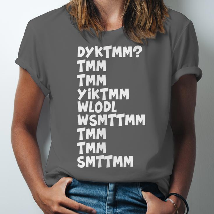 Do You Know The Muffin Man DYKTMM Nostalgia Quote Unisex Jersey T-Shirt