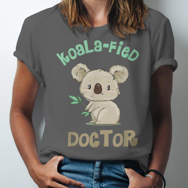 Koala Doctor Shirt Med Student Graduation Idea Unisex Jersey T-Shirt