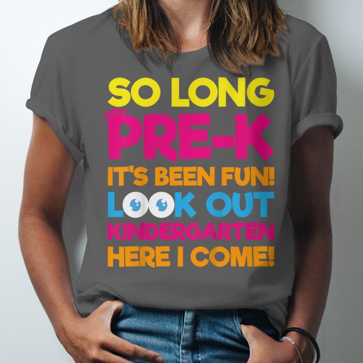 Last Day Pre-K Kindergarten Here I Come Graduation T-Shirt Unisex Jersey T-Shirt