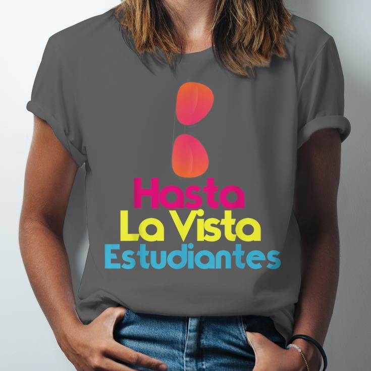 Last Day Of School Spanish Teacher Graduation T-Shirt For Men Women Kids Unisex Jersey T-Shirt