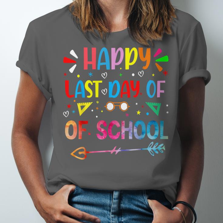 Last Day Of School Tie Dye School Graduation Summer Teacher Unisex Jersey T-Shirt