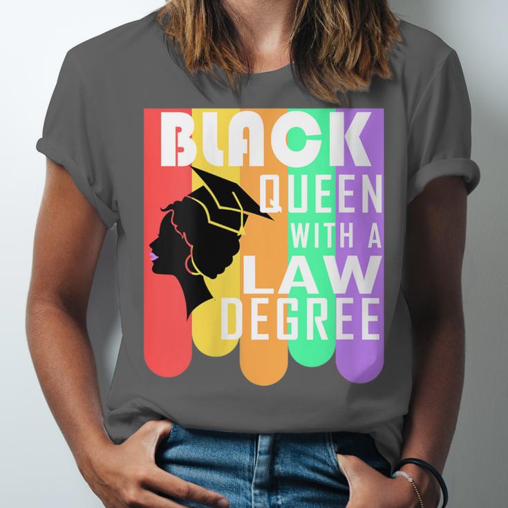 Law School Graduation Queen New Lawyer Attorney Grad Unisex Jersey T-Shirt