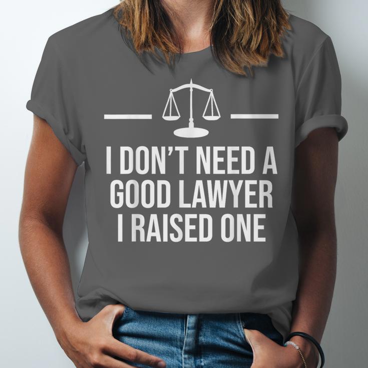 Lawyer Parent Dad Mom Law School Graduation Unisex Jersey T-Shirt
