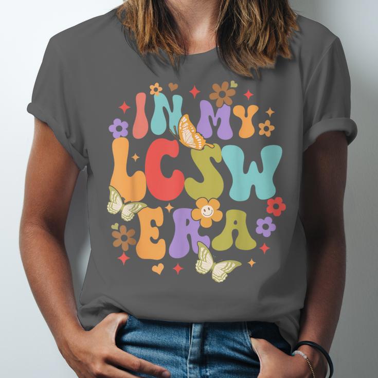 LCSW Grad Social Worker Graduation In My LCSW Era Unisex Jersey T-Shirt