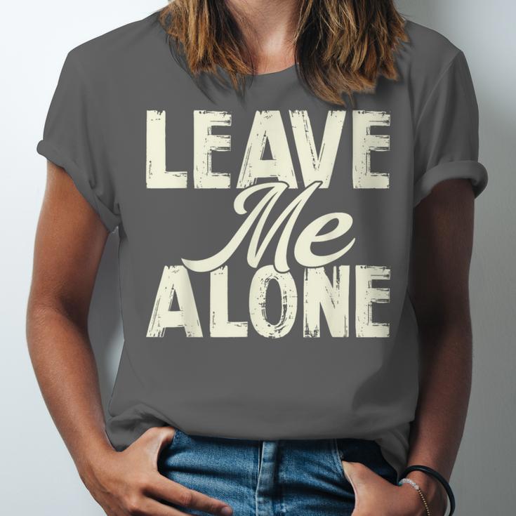 Leave Me Alone I Introvert Unisex Jersey T-Shirt