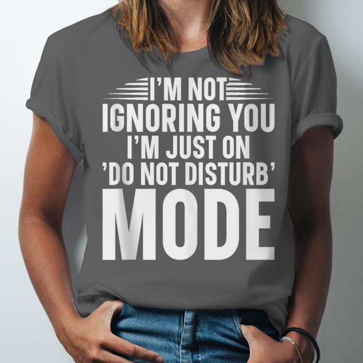 Leave Me Alone Tee Introvert Humor Unisex Jersey T-Shirt