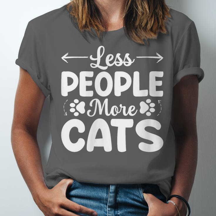 Less People More Cats Introvert's Dream Tee Unisex Jersey T-Shirt Less People More Cats Introvert's Dream Tee Unisex Jersey T-Shirt