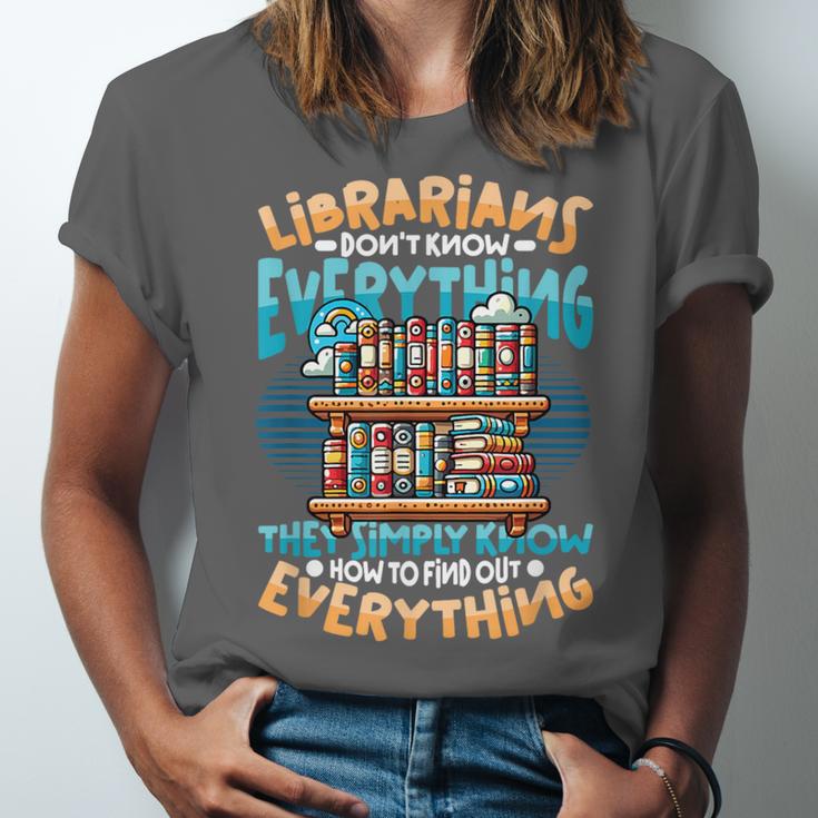 Librarian Book Lover Library Librarian Unisex Jersey T-Shirt