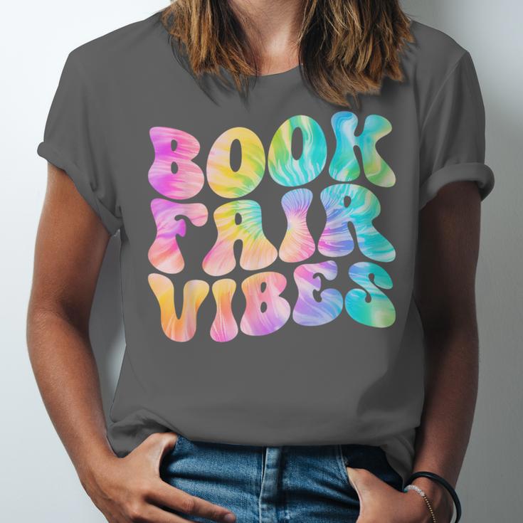 Library Book Fair Vibe Tie Dye School Reading Nostalgic Unisex Jersey T-Shirt Library Book Fair Vibe Tie Dye School Reading Nostalgic Unisex Jersey T-Shirt