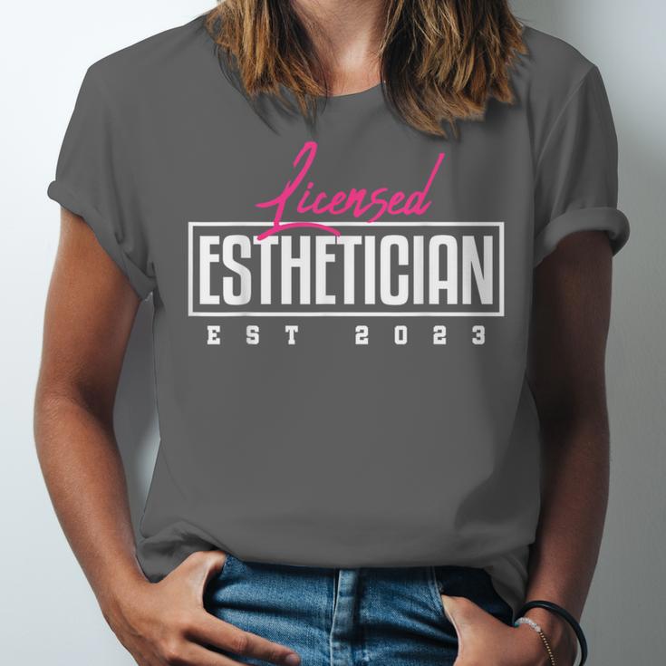 Licensed Esthetician 2023 Graduation Unisex Jersey T-Shirt