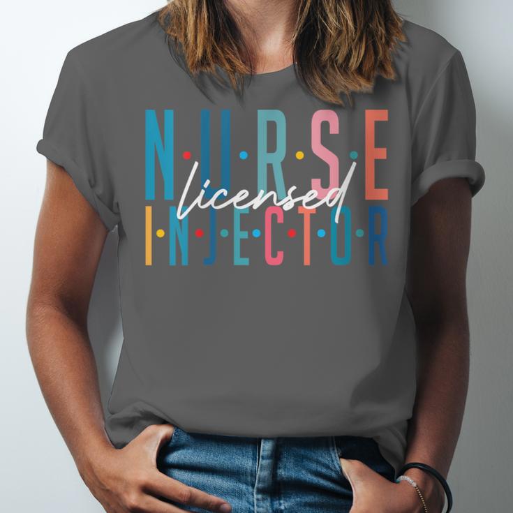 Licensed Nurse Injector Graduation Nurse Injector Unisex Jersey T-Shirt