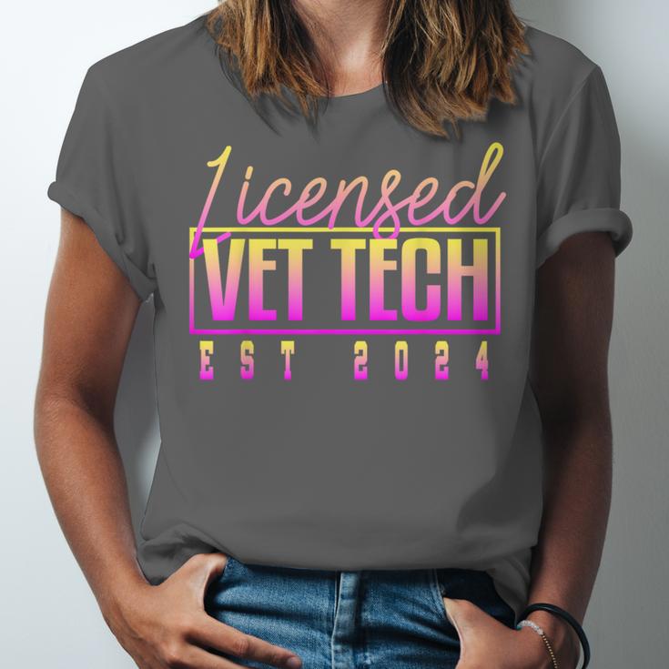 Licensed Vet Tech Veterinary Technician Graduation 2024 Unisex Jersey T-Shirt