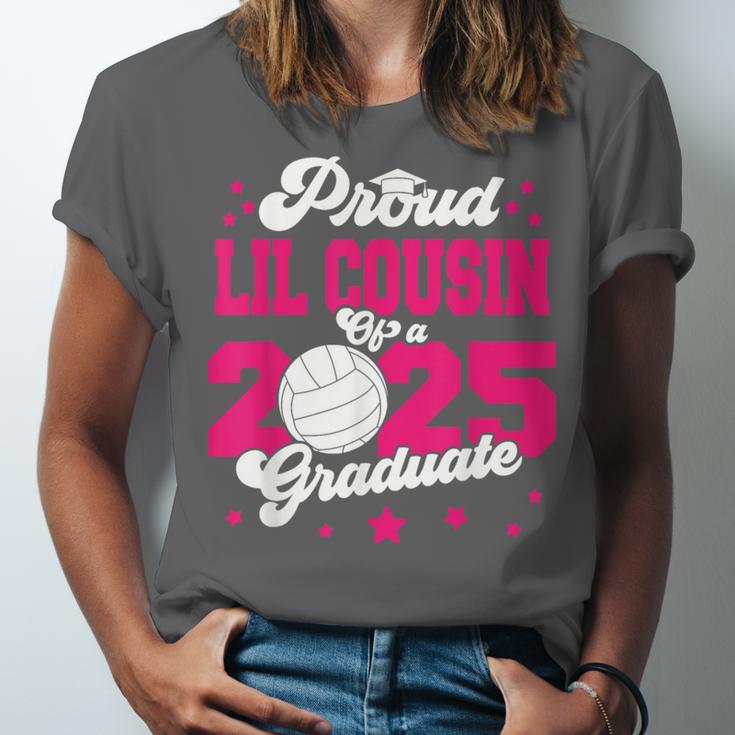 Lil Cousin Of a 2025 Graduate Prom Graduation 25 VolleyBall Unisex Jersey T-Shirt
