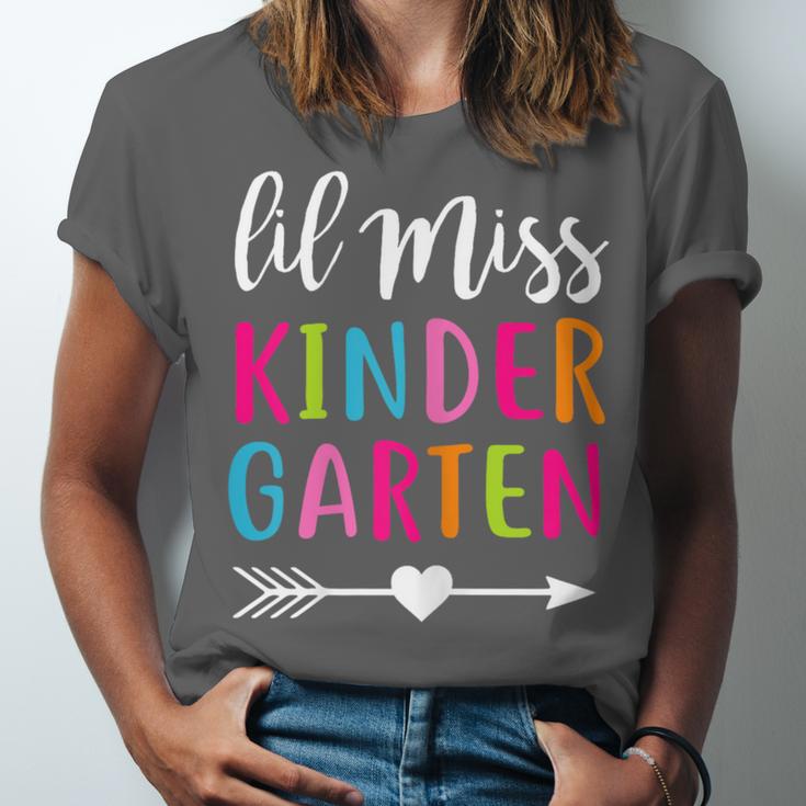 Lil Miss Kindergarten Grad Shirt Graduation Shirts 2018 Unisex Jersey T-Shirt