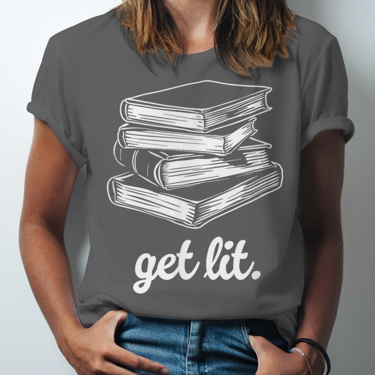 Get Lit Books Unisex Jersey T-Shirt