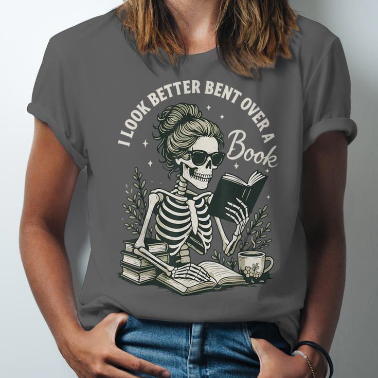 I Look Better Bent Over A Book Unisex Jersey T-Shirt I Look Better Bent Over A Book Unisex Jersey T-Shirt