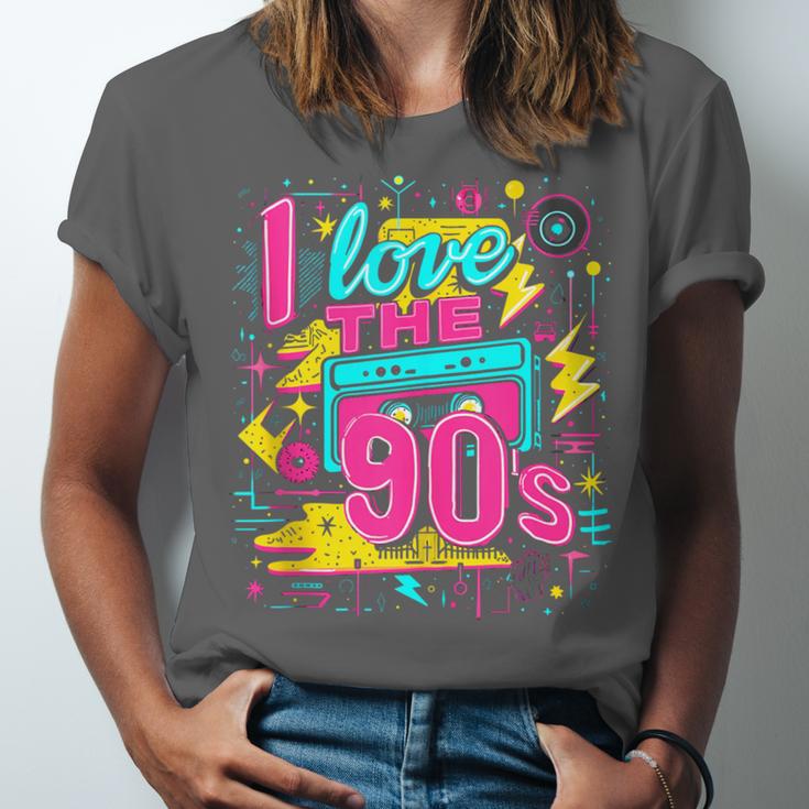 I Love The 90'S 90s Nostalgia Unisex Jersey T-Shirt I Love The 90'S 90s Nostalgia Unisex Jersey T-Shirt