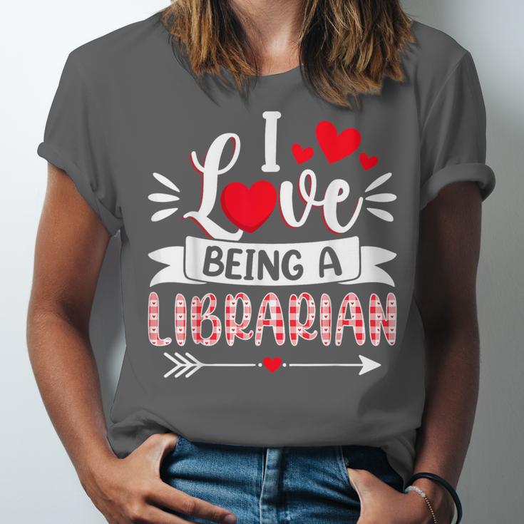 I Love Being A Librarian Library Book Valentine's Day Unisex Jersey T-Shirt I Love Being A Librarian Library Book Valentine's Day Unisex Jersey T-Shirt