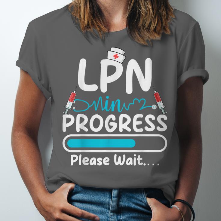 LPN In Progress Loading Future Nurse Graduation Lover Unisex Jersey T-Shirt